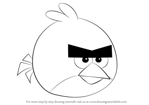 angry birds pencil drawing